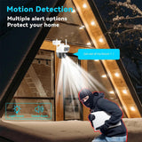 LIFEBOX AXON Cámara al Aire Libre WiFi detección de Movimiento, Blanco