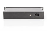 DIGITUS Gigabit Ethernet Switch - 10 pulgadas - 8 puertos - L2+ Managed - VLAN, Link Aggregation & Port Control - Negro
