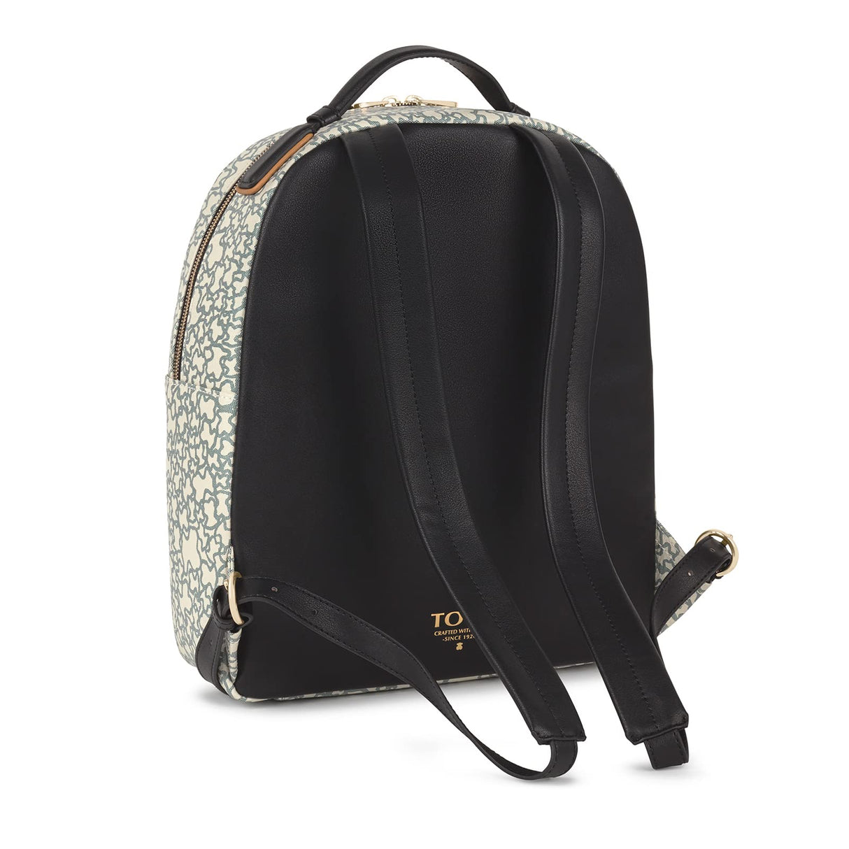 Tous 2001037543, Mochila Kaos Mini Beige-Negro Women's, One Size