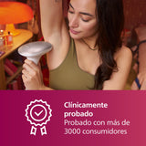 Philips Lumea Serie 7000, Depiladora Luz Pulsada, IPL, Piel Suave Desde Casa, Con Funda, Accesorios para el Cuerpo, Cara y Zona del Bikini, Alternativa a Depilación Láser. SC1999/00