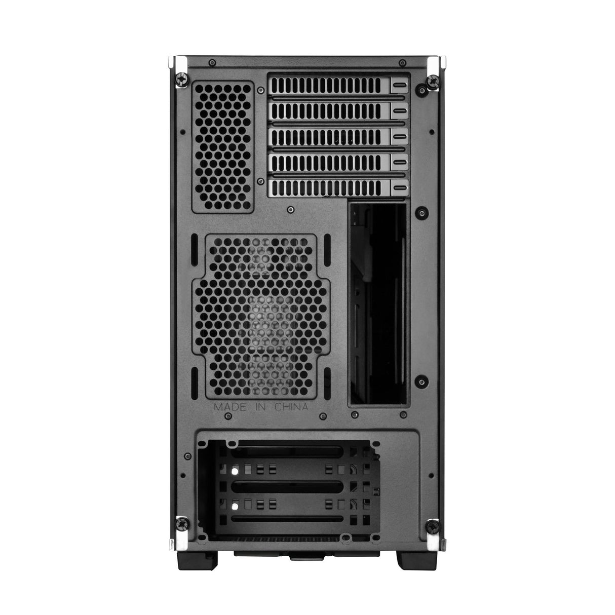Silverstone SST-LD01B Lucid Serie Mini Tower Micro ATX - Caja para Ordenador (3 Paneles Laterales de Cristal Templado)