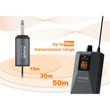 Audibax Missouri Free Head Dual UHF Sistema de Micrófono de Diadema con Receptor Recargable
