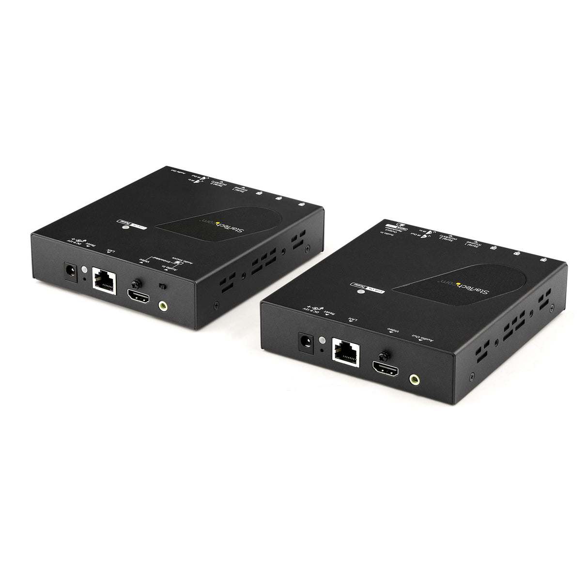 StarTech.com Juego Extensor HDMI 1080p por IP compatible Vídeo Wall - Juego Transmisor Receptor HDMI por Ethernet Cat5 Cat6 - Alargador