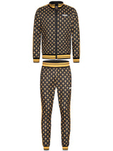 Lonsdale Boswall Chándal, Negro/Amarillo/Blanco, S Hombres