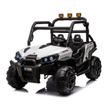 TURBO CHALLENGE - Todo Terreno - Vehículo Eléctrico de Transporte - 119117 - Coche de Control Remoto - Blanco - Máximo 60 kg - Plástico - Baterías Recargables y Pilas No Incluidas - De 5 a 8 Años