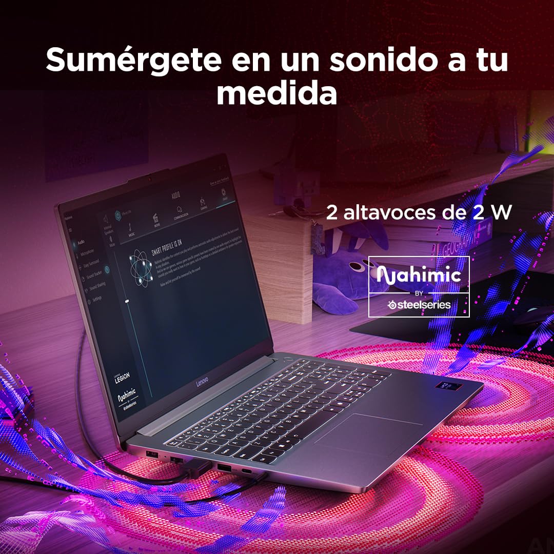 Lenovo LOQ Essential Gen 10 - Ordenador Portátil Gaming IA 15.6" FHD (AMD Ryzen 7 7735HS, NVIDIA GeForce RTX 4050, 16GB RAM, 512GB SSD, 144Hz, Wi-Fi 6, Sin Sistema Operativo) QWERTY Español - Gris
