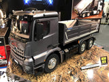 Tamiya 300056357 MB arocs 1: 14 RC 3348 Trasero Kipper 3 Eje, sin barnizar