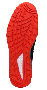 ELTEN Maddox Boa Negro-Rojo Low ESD S3S, Zapatos de Seguridad para Mujer+Hombre, Ligero, Puntera de Acero, Material Superior: Textil, Forro Interior: Textil (Transpirable), Talla 41