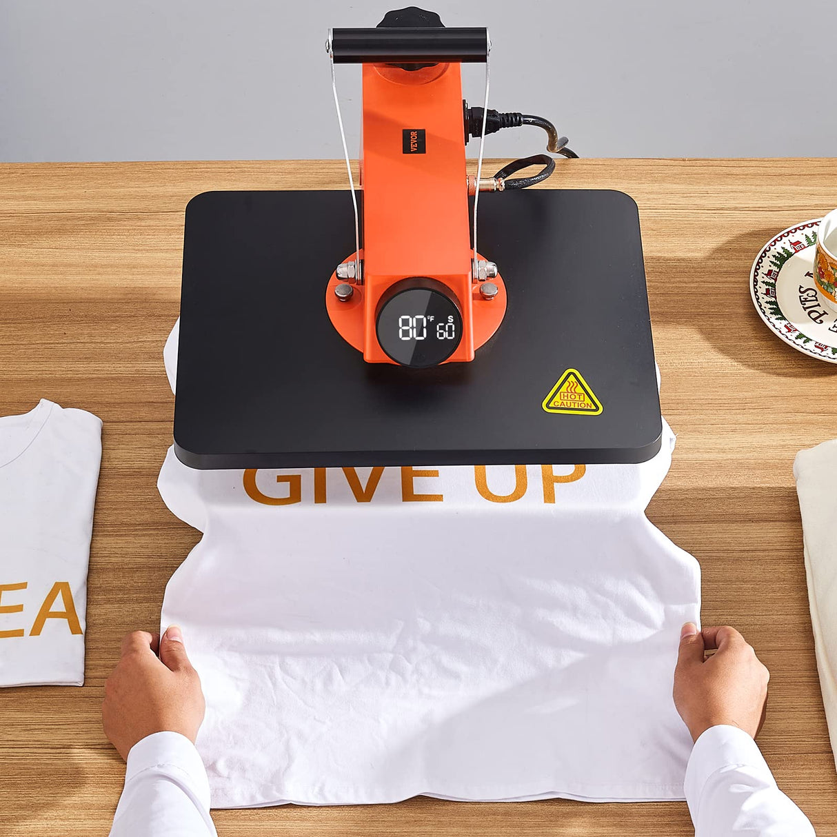 VEVOR Máquina de Prensa de Calor, Transferencia de Calor, Prensa de Calor Multifunción de 42 x 40 x 39 cm, Máquina de Sublimación de Prensa de Calor 5 en 1 para DIY Camisetas, Sombreros, Tazas