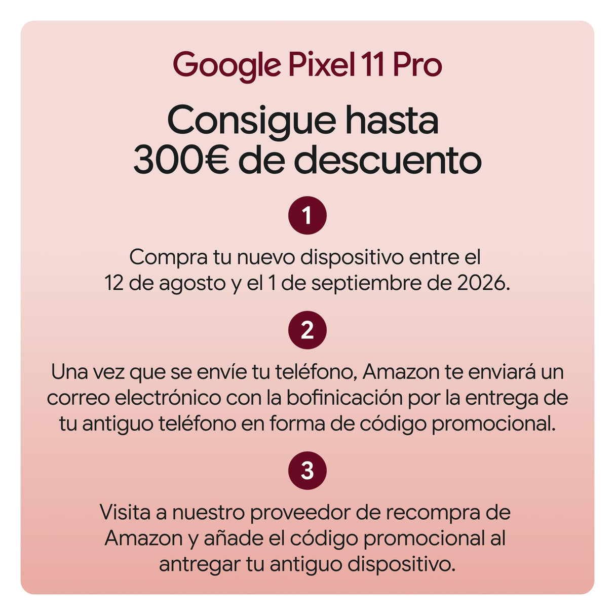 Google Pixel 11 Pro – Smartphone Android Libre - Obsidiana, 256GB