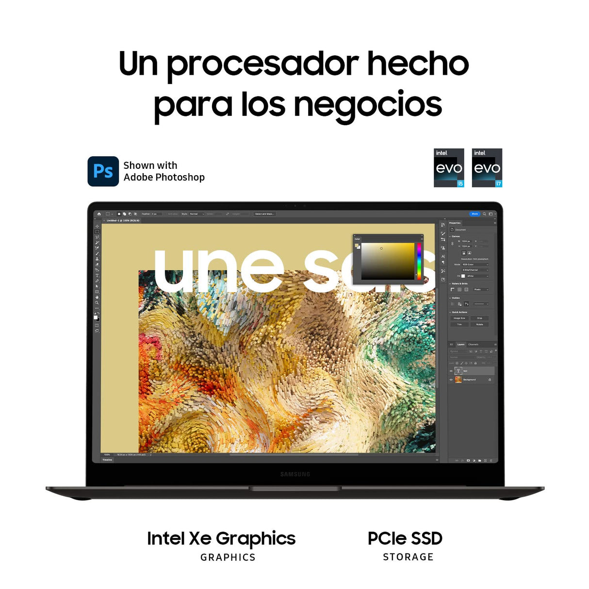 SAMSUNG Galaxy Book3 Pro - Portátil 14" WQXGA+ (Intel Core i7-1360P, 16GB RAM, 512GB SSD, Intel Iris Xe, Windows 11) Grafito - Teclado QWERTY español