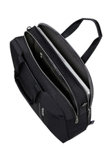 Samsoniten curso: bolsa para computadora portátil con 2 compartimentos de 15.6 pulgadas, 40 cm, 15 l, negro (negro)