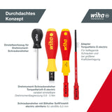 Wiha 2872T13 DIY, Arándano, 0.8-5 N m, Set de 13 Piezas, Cabeza de embrague