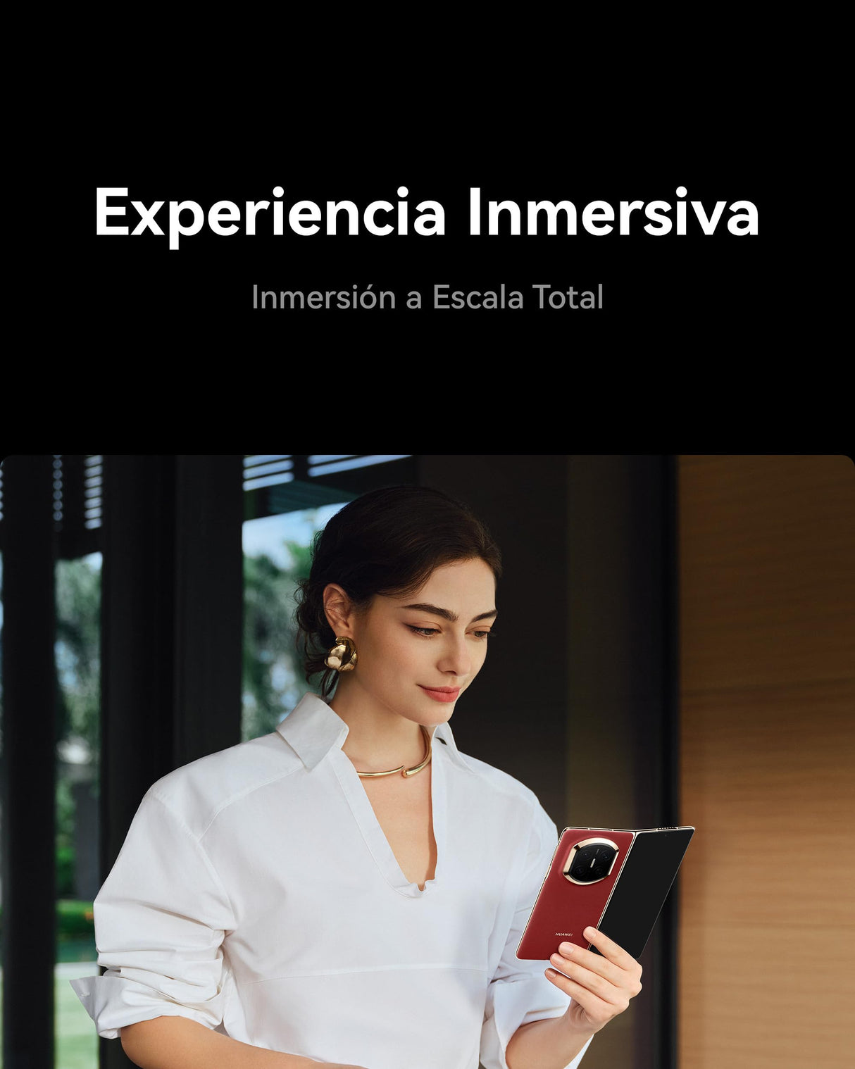 HUAWEI Mate X7 Smartphone Plegable 16+512G, 8" 120Hz LTPO Pantalla Flexible, Cámara con Colores Auténticos, Cristal Kunlun Glass, 5300 mAh Batería para Todo el Día, Garantía Adicional 6 Meses, Negro