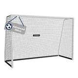 Hudora Portería de Fútbol Avanzada 120/180/240/300 I para Niños/Jóvenes & Adultos I Ideal para Jardín I Impermeable & Estable para Entrenamiento de Fútbol con Red de Malla Fina