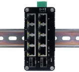 EX-62035M-SFP Mini Conmutador Gigabit Industrial de 10 Puertos Administrable en Web