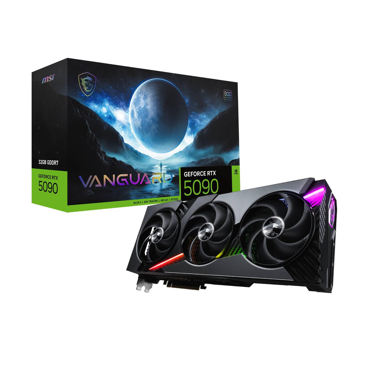 MSI GeForce RTX 5090 32G Vanguard SOC Placa gráfica VD8999