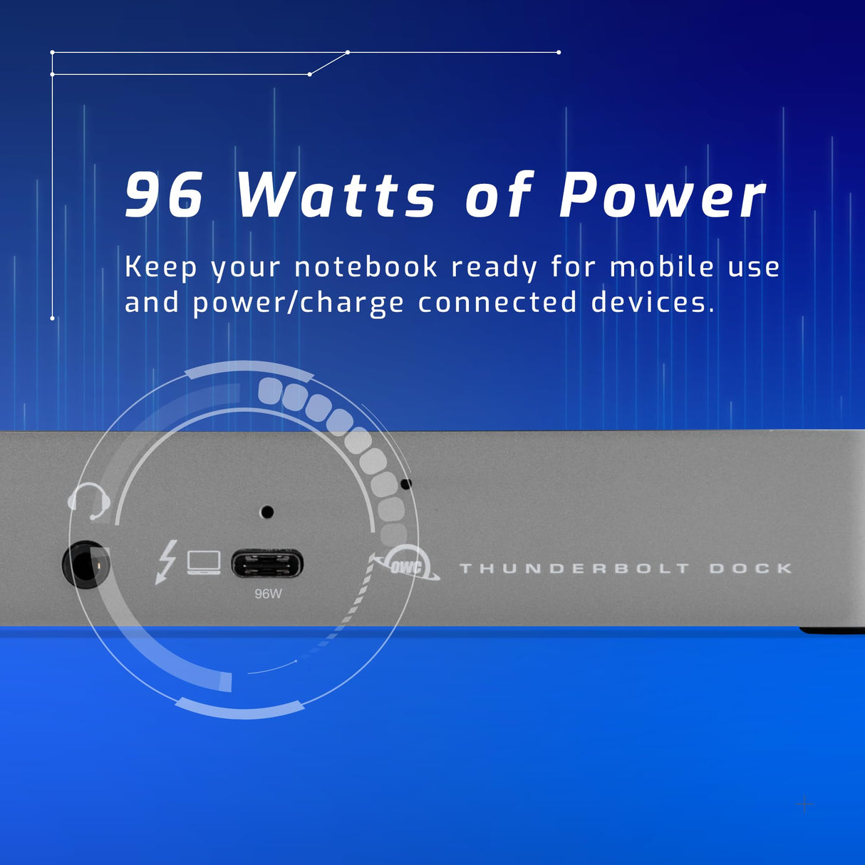 OWC Thunderbolt Dock con 11 Puertos, Pantallas 8k, 2X 4k @ 60Hz, 1x 4k @ 120Hz, Gigabit Ethernet, 3X TB4 (USB-C), 3X USB Gen 2 Tipo-A, 1x USB 2, Cable Incluido, Space Grey