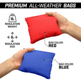 GoSports - Juego de Cornhole de Madera Maciza de tamaño reglamentario