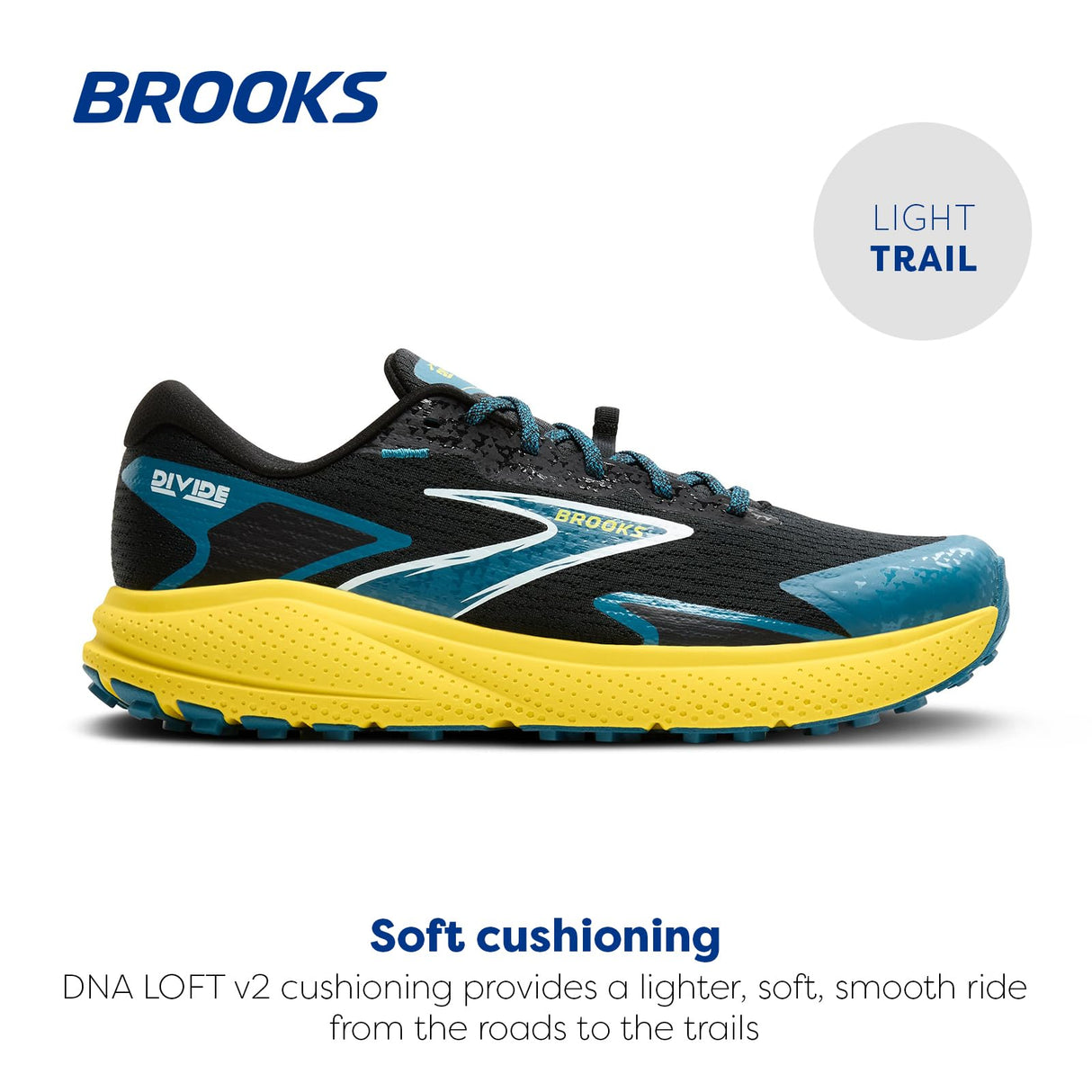 BROOKS Divide 5, Sneaker Hombre, Multicolor, 46.5 EU