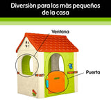 FEBER - Fantasy House Casita Infantil de Juegos, con Puerta Abatible, para Jugar al Aire Libre o en Casa, Resistente y de Fácil Montaje, para Niños de 2 a 6 Años, Famosa (FEH17000), Versión Actual