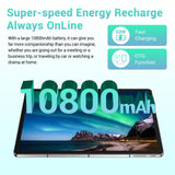 DOOGEE T30 MAX Android 14 Tablet PC 2024, 4K 12.4 Pulgadas 20GB RAM + 512GB ROM 2TB, 10800mAh/33W, 50MP+20MP Front, Helio G99 Octa Core, 2560 * 1600, Widevine L1, 4G LTE/5G WiFi/OTG/GPS