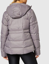 Under Armour Armour Down Hooded Jkt Chaqueta, Mujer, Gris, SM