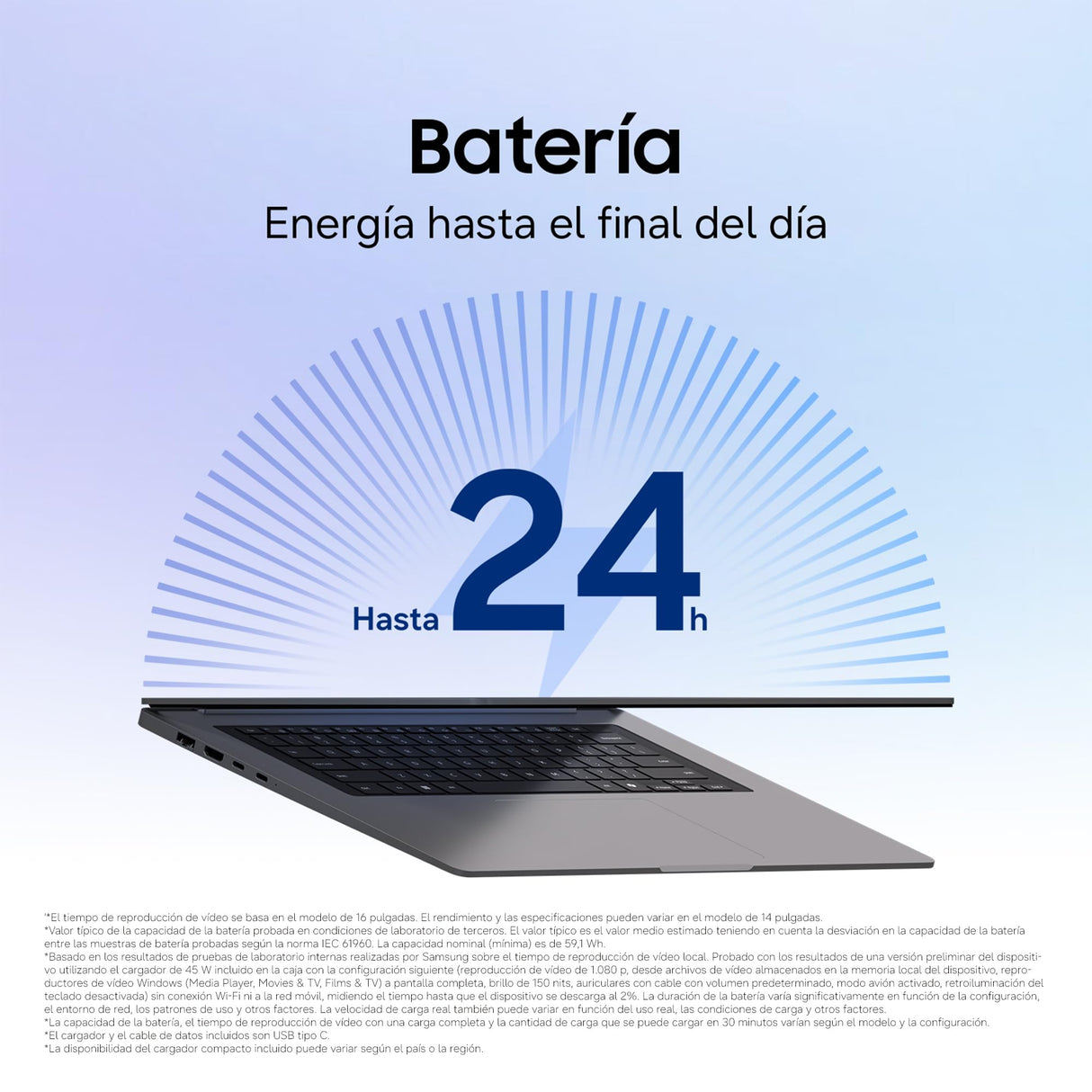 Samsung Galaxy Book6, 16" FHD, Copilot+PC, Intel Core Ultra 7 355, 32GB RAM DDR5, 1TB, SSD, Intel ARC Graphics, Windows 11 Home, Gris