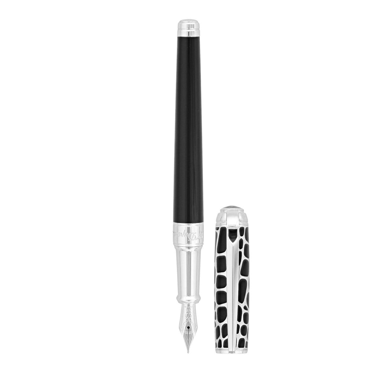 S.T. Dupont Line D - Pluma estilográfica (tamaño mediano), color negro