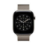Apple Watch Band - Pulsera Milanese Loop - 46 mm - Titanio Natural - Talla M/L