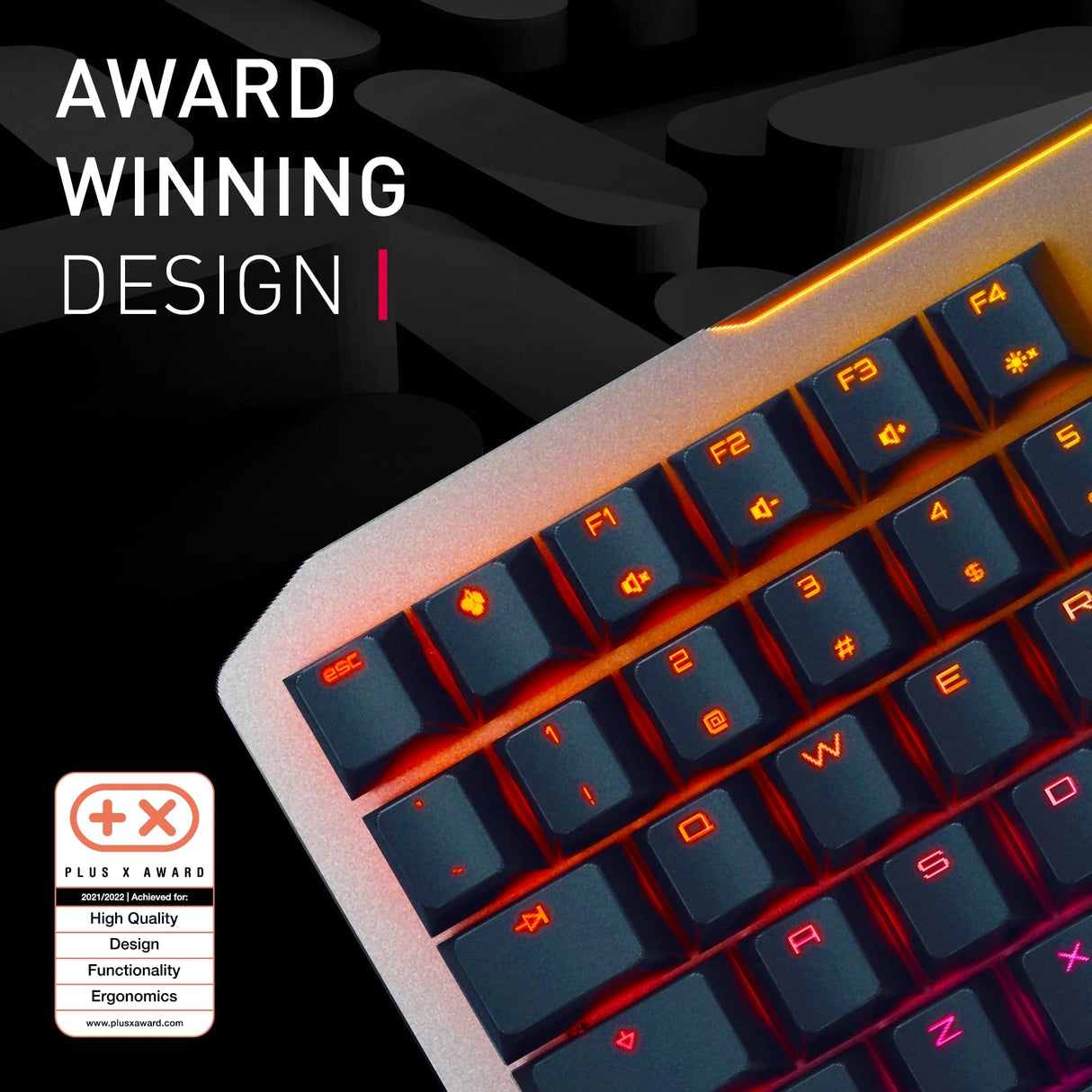 CHERRY MV 3.0, Teclado Gaming Mecánico con Iluminación RGB, Distribución de Teclado Alemán (QWERTZ), Diseño de Aluminio Brillante, Switches CHERRY MV (VIOLA), Negro