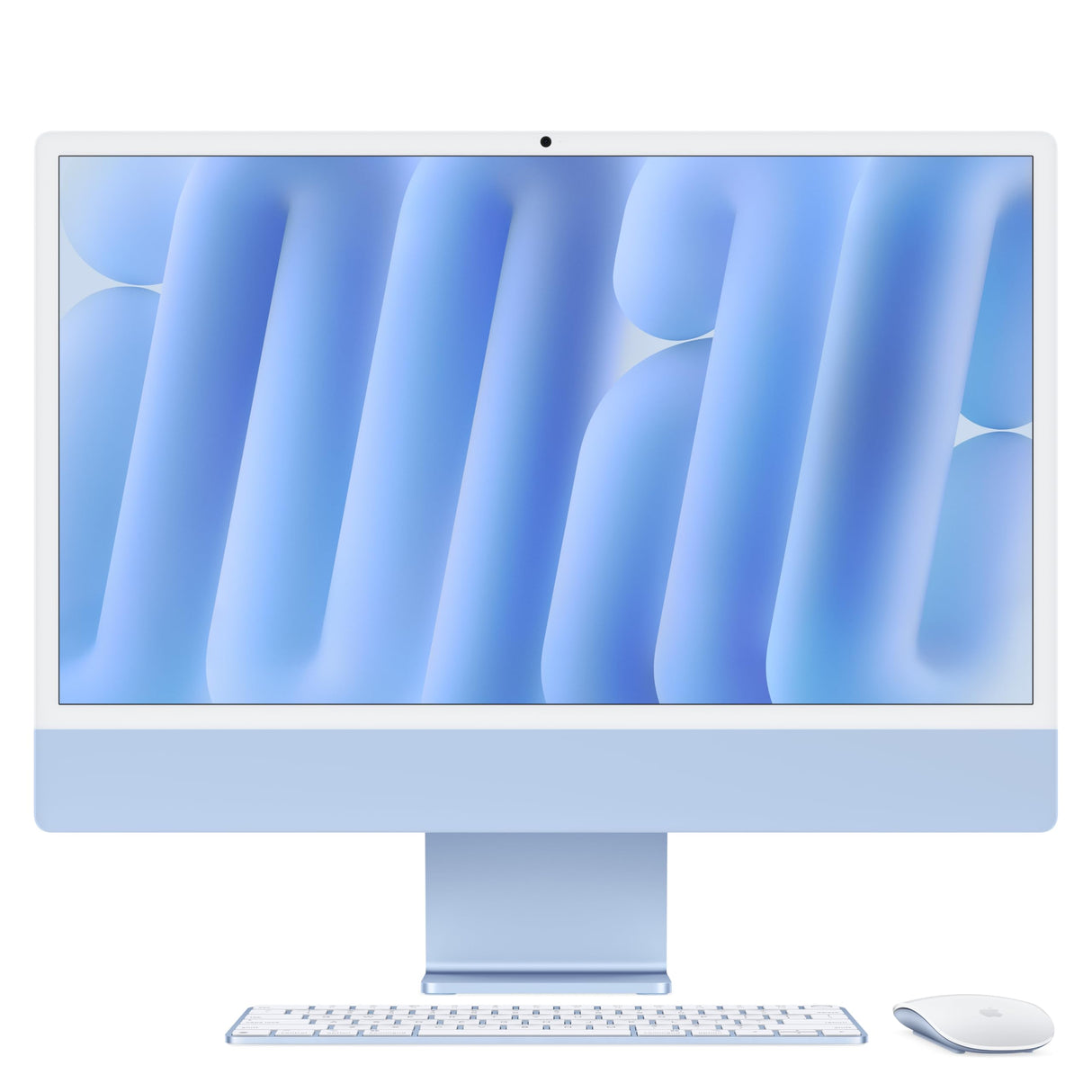 Apple iMac Ordenador de Mesa Todo en uno con Chip M4, CPU y GPU de 10 núcleos: diseñado para Apple Intelligence, Pantalla Retina de 24″, 16 GB de Memoria unificada, SSD de 256 GB - Azul