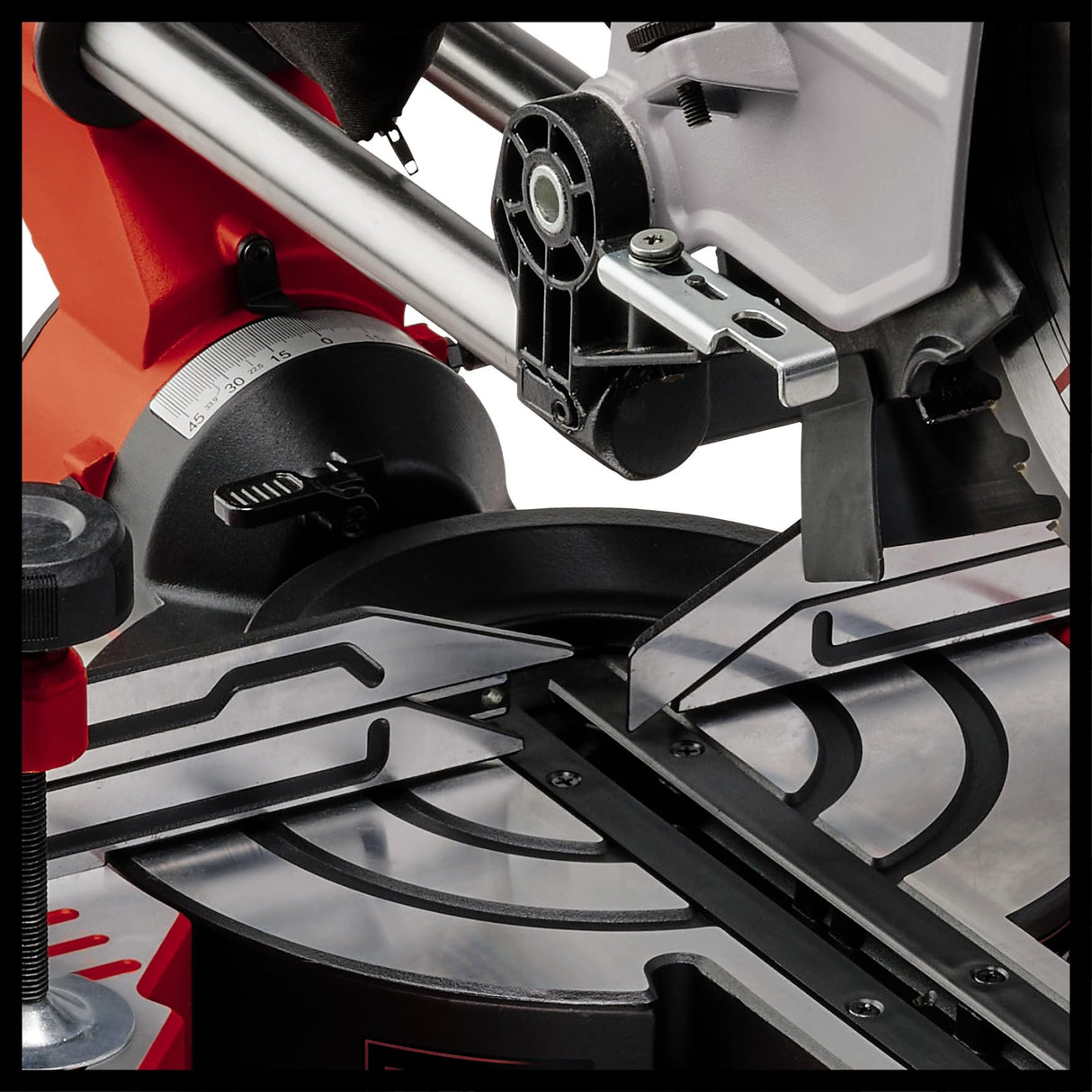Einhell Sierra de tracción, vaivén e inglete TE-SM 10 L Dual (2100 W, hoja Ø254 mm, ancho de corte 305 mm, profundidad de corte 85 mm, láser de línea de corte, inclinación de cabezal a ambos lados)