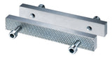 Tornillo de banco de Heuer, con mordazas reversibles e intercambiables, dentadas y lisas, 4661837