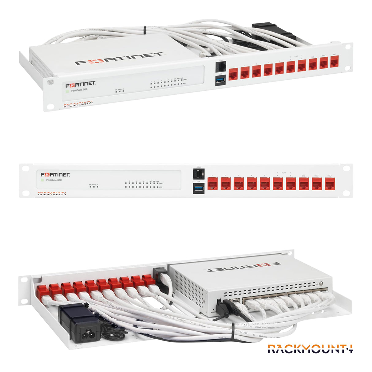 Rackmount.IT |RM-FR-T10| Kit de montaje en rack para FortiGate 60E / 61E