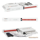 Rackmount.IT |RM-FR-T10| Kit de montaje en rack para FortiGate 60E / 61E