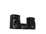 Panasonic SC-UX104EG-K - Micro música de CD (Bluetooth, sintonizador (Dab+/FM), USB, AUX-IN, DJ Jukebox, 300 W RMS, Color Negro