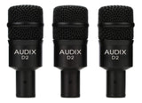 AUDIX Kit de Micrófonos para Batería D2 Trio