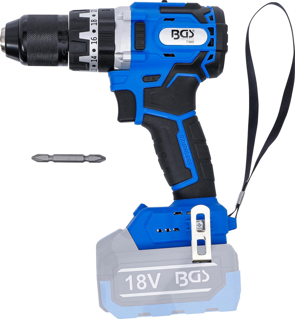 BGS 7397 | Juego de atornilladora de impacto a batería | sin escobillas | 65 Nm | 18 V | con batería y cargador rápido