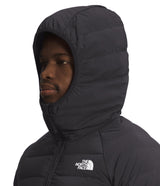 THE NORTH FACE NF0A7UJEJK3 M Belleview Stretch Down Hoodie Sweatshirt Hombre Black Tamaño L