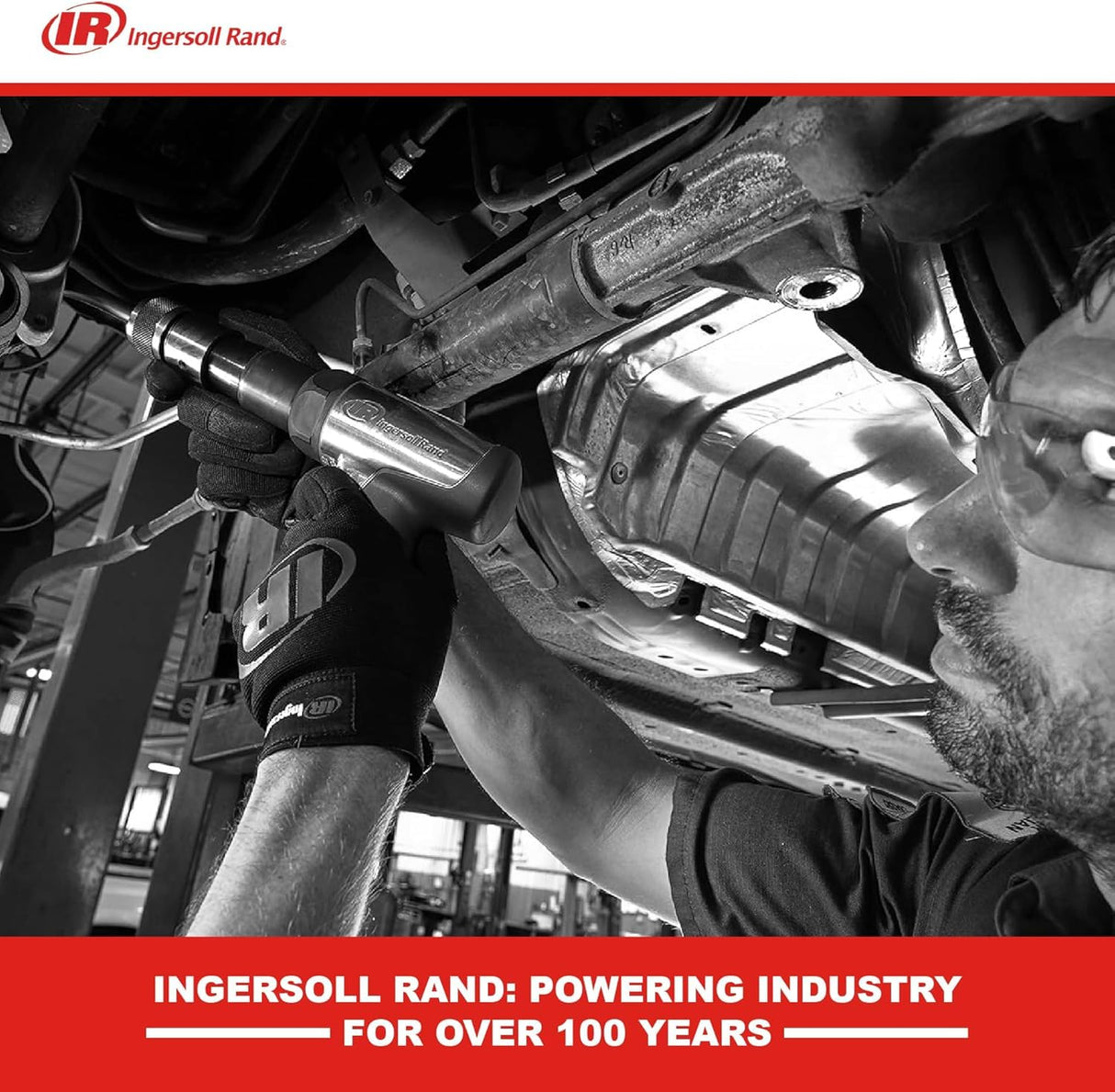 Ingersoll Rand Martillo Neumático 123MAXHK Kit, cañón corto, ligera y compacta, con juego cinceles 5 piezas, reduce vibraciones 30%