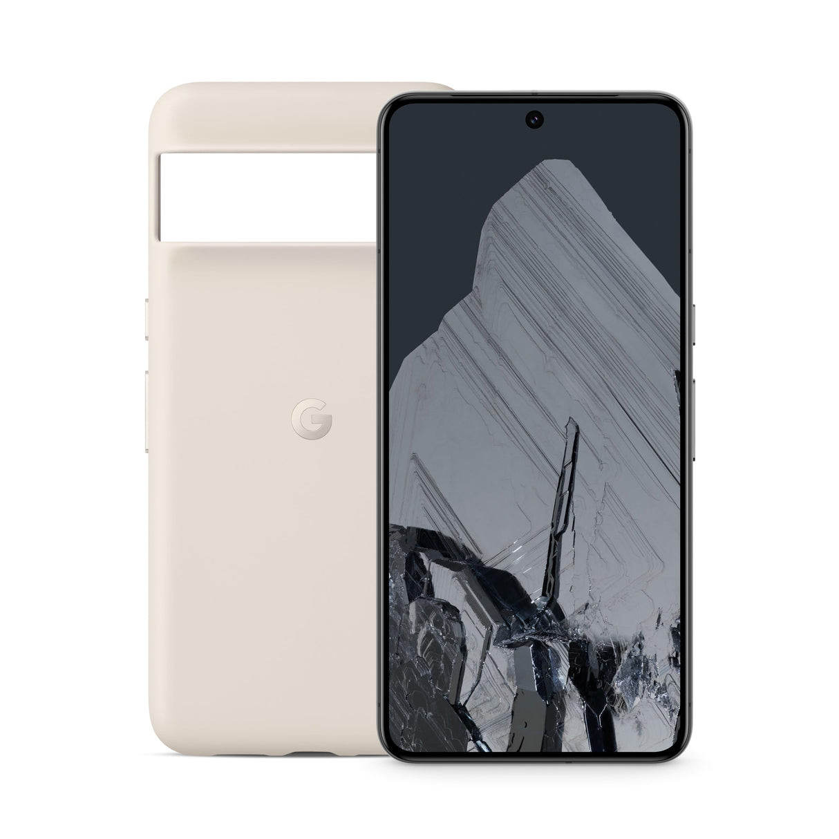 Google Pixel 8 Pro 256 GB, Obsidian + Porcelain Case