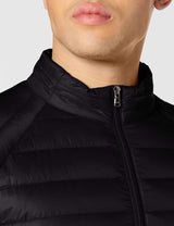 JOTT Down Jacket Mat with Long Sleeve, Noir, M para Hombre