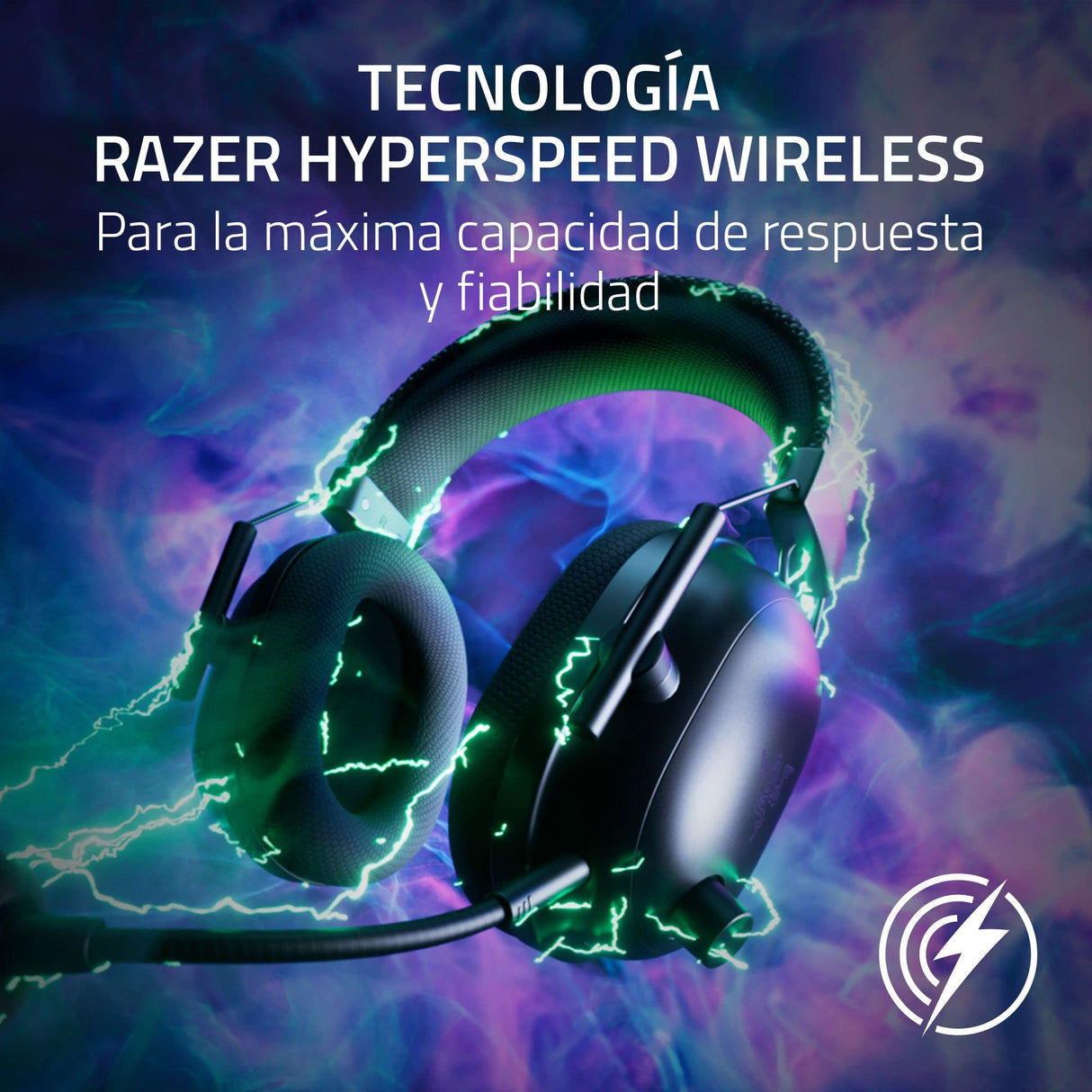 Razer Blackshark V2 Pro (Playstation) - Auriculares Inalámbricos E-Sports para Consola PS5 (Diafragmas Triforce 50mm, HyperSpeed Wireless, Perfil de Audio FPS, Micrófono HyperClear) Negro