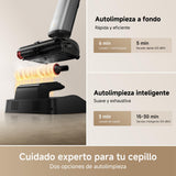 Mova X4 Pro, Aspiradora, seco y Mojado, friega con Agua Caliente, sin enredos, autolimpieza 100 °C, succión 20 kPa, estación de Empuje, Cabezal de Cepillo LED, Dos Bordes