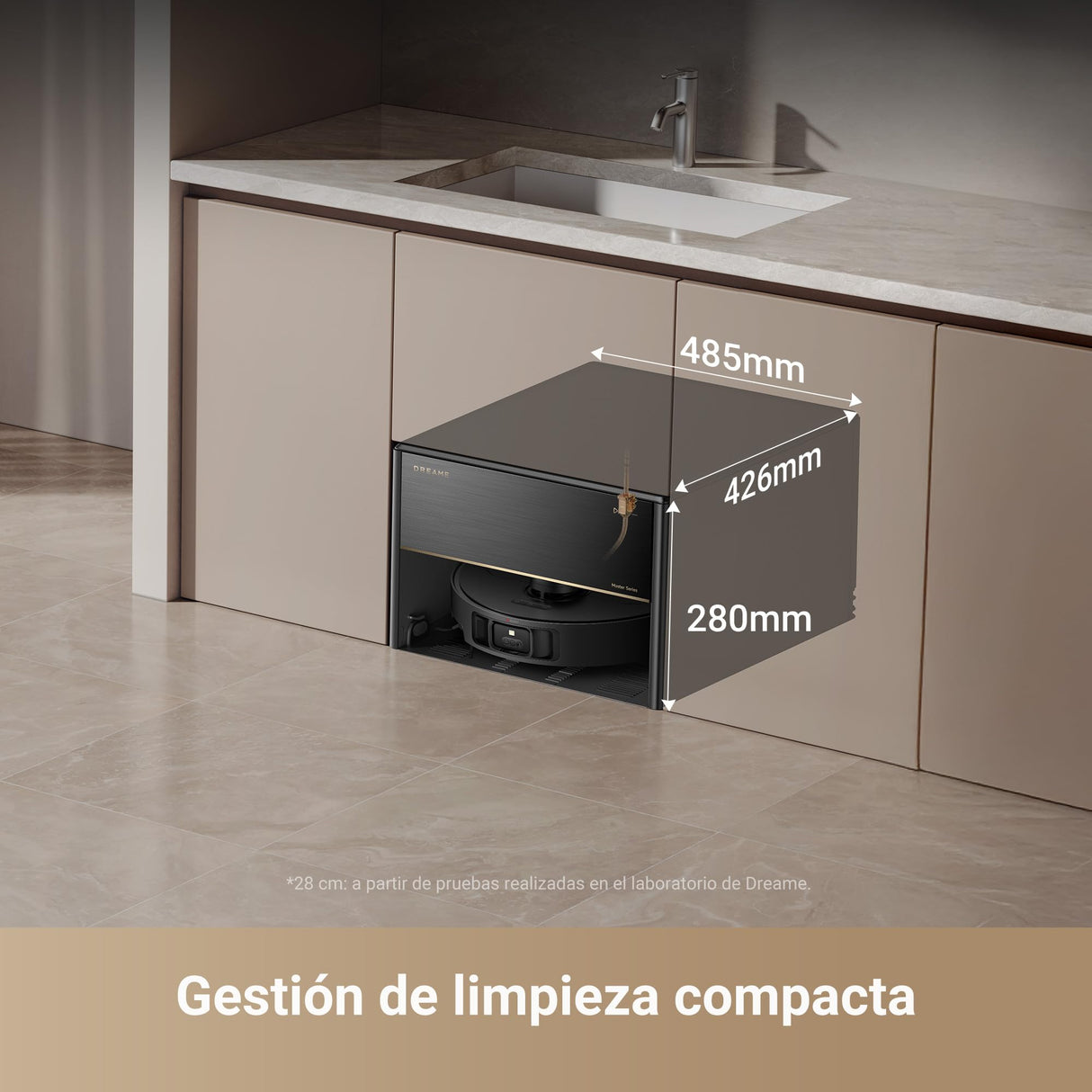 DREAME X40 Master Robot Aspirador, 12000Pa Robot Aspirador y Fregasuelos con Vaciado Automátic, Navegación Inteligente, Autolimpieza con Mopa, Modo Apto para Mascotas, Estación Base 8 en 1