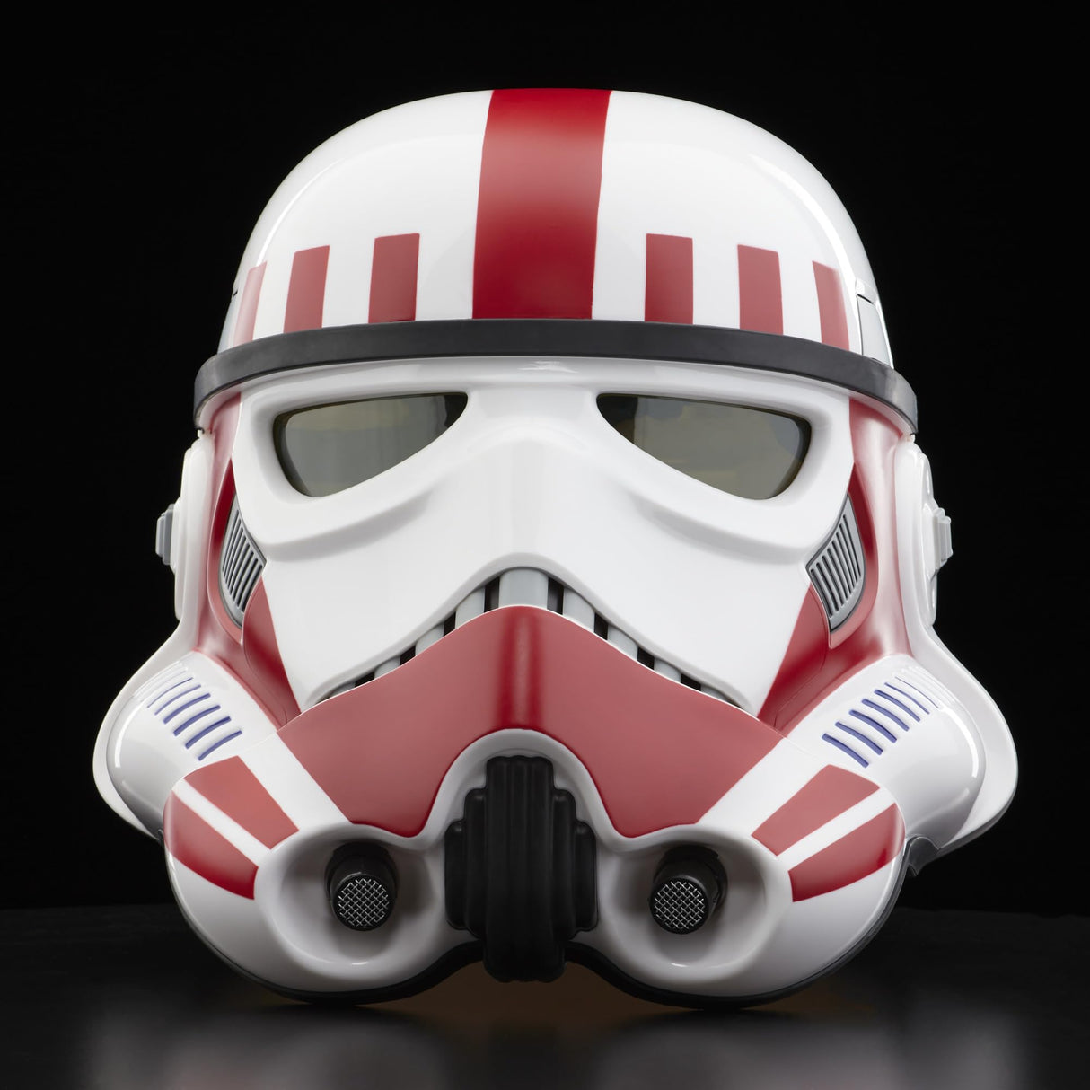Star Wars The Black Series - Casco electrónico Premium de Imperial Shock Trooper Battlefront - Artículo de colección para Adultos - Juego de rol