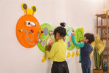 VIGAtoys- Wall Toy Caterpillar - Figura Decorativa de Pared (44557)