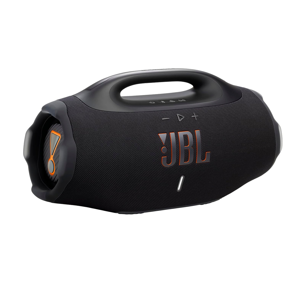 JBL Boombox 4, Altavoz Bluetooth portátil, Sonido JBL Pro, AI Sound Boost, Resistencia al Agua/Polvo IP68, autonomía 34 h, Life, Auracast, 2 ajustes de Refuerzo de Graves, Negro