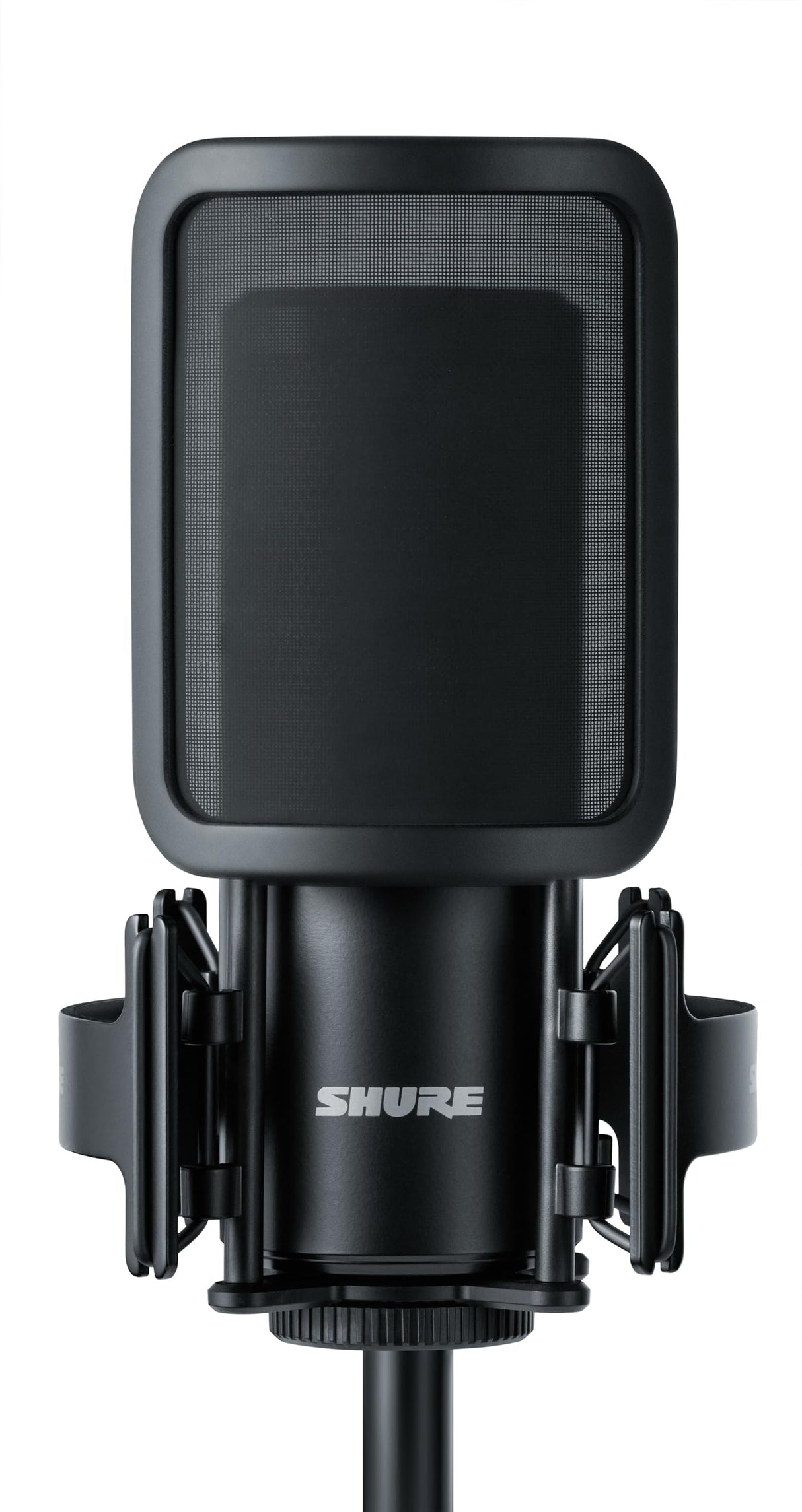Shure SM4 Kit de Micrófono de Estudio, Micrófono de Condensador para Estudio en Casa con Conexión XLR Optimizado para Voces Suaves e Instrumentos Ruidosos con Audio Listo para Mezclar (SM4-K-KIT)